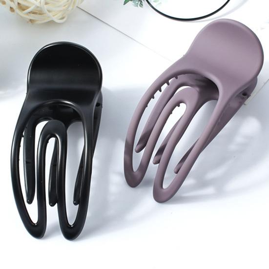 French Style Hair Claw Hollow U-shaped Strong Grip Women Hair Clip Curved Ponytail Holder Hair