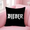 Singer cool JJustin Bieber   Cushion Cover Car Throw Pillow Case For Sofa Car Christmas Gift 40x40cm 45x45cm