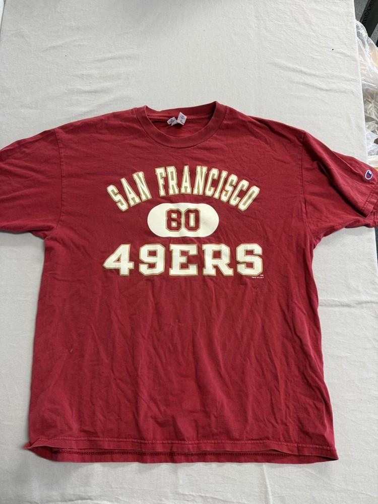 Винтажная футболка San Francisco 49ers #80 Джерри Райс - Унисекс футболка XL XXL