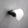 Black Design Easy To Install The Bathroom Kitchen Accessory Self Adhesive Stainless Steel Rustproof Toilet Paper Roll Holder