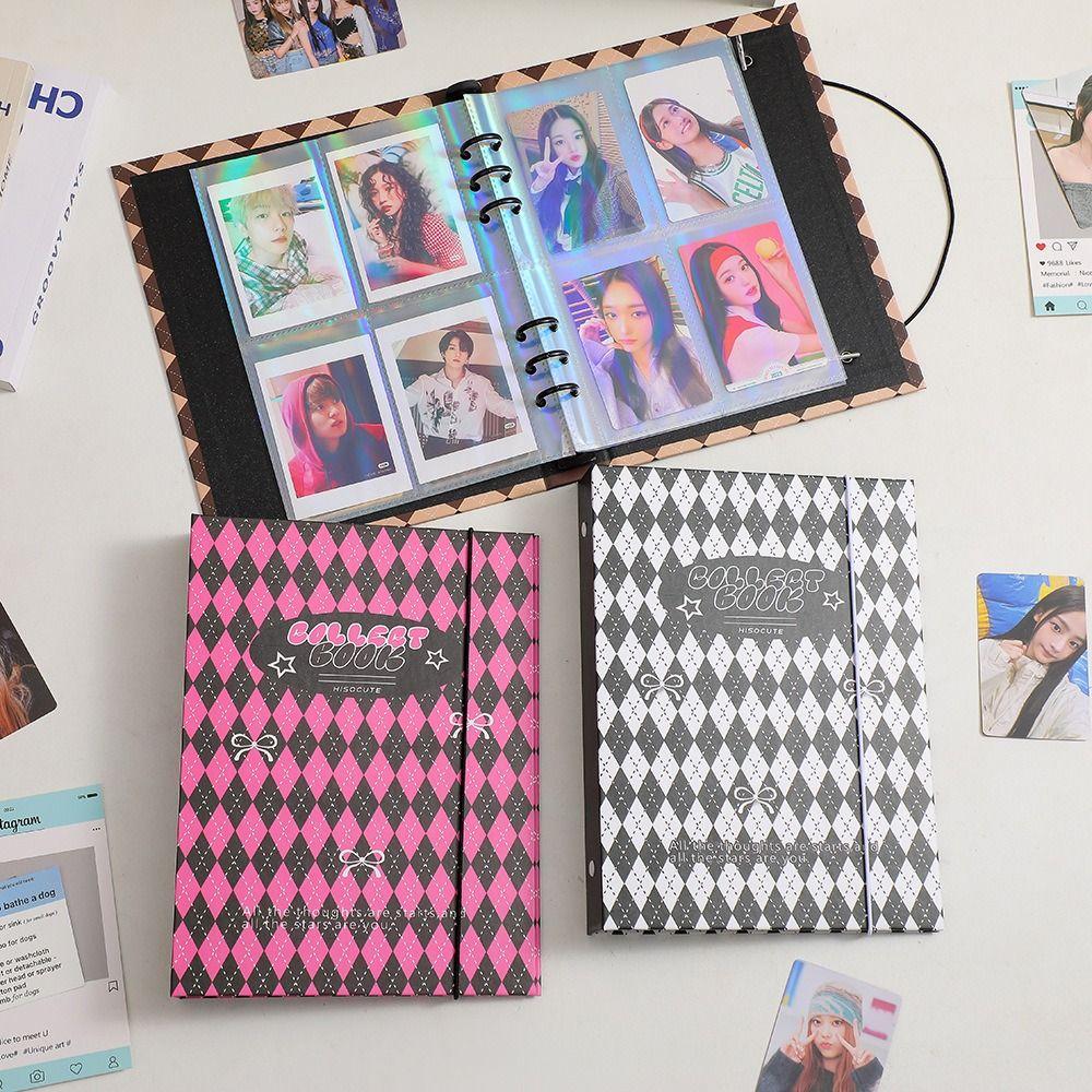 Loose Leaf A5 Binder Photocard Holder Album Cover Idol Card Collect Book Collection Around Idols
