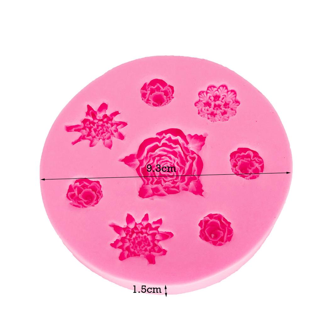 Big Rose Sun Flower Molds DIY Handmade Baking Tools Cake Decorating for Party   Birthday Gift