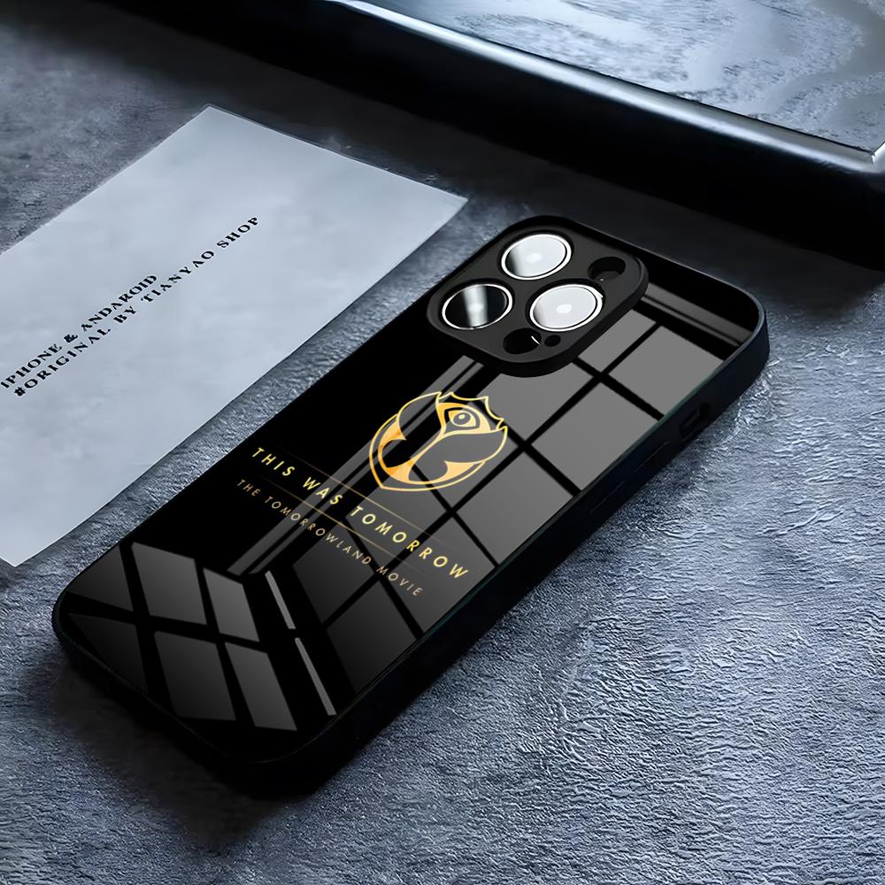 

T-TomorrowlandS Phone Case For IPhone 17 16 15 14 Pro 11 13 12 Mini XS XR Max 6 8 7 Air Plus SE Glass Luxury Design Cove iPhone17 Pro Max