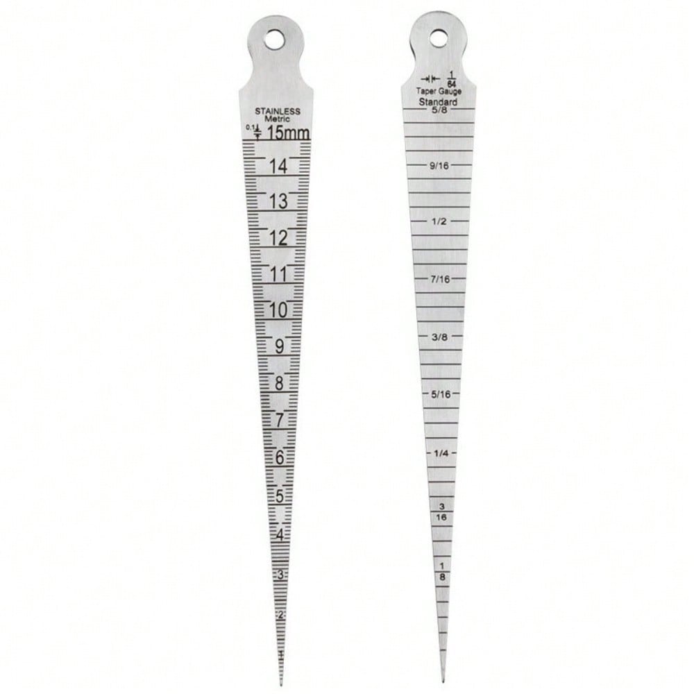 1 Stück Hochpräziser Konischer Spaltlehre Keil-Fühlerlehre mit 0,15 mm Lochdurchmesser