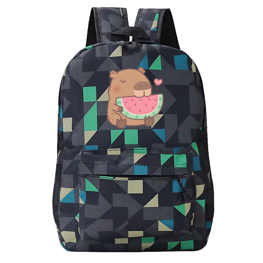 Süßer Rucksack mit Aufdruck von Peripheriegeräten Studentenschulranzen Freizeit-Reise-Rucksack mit großem Fassungsvermögen