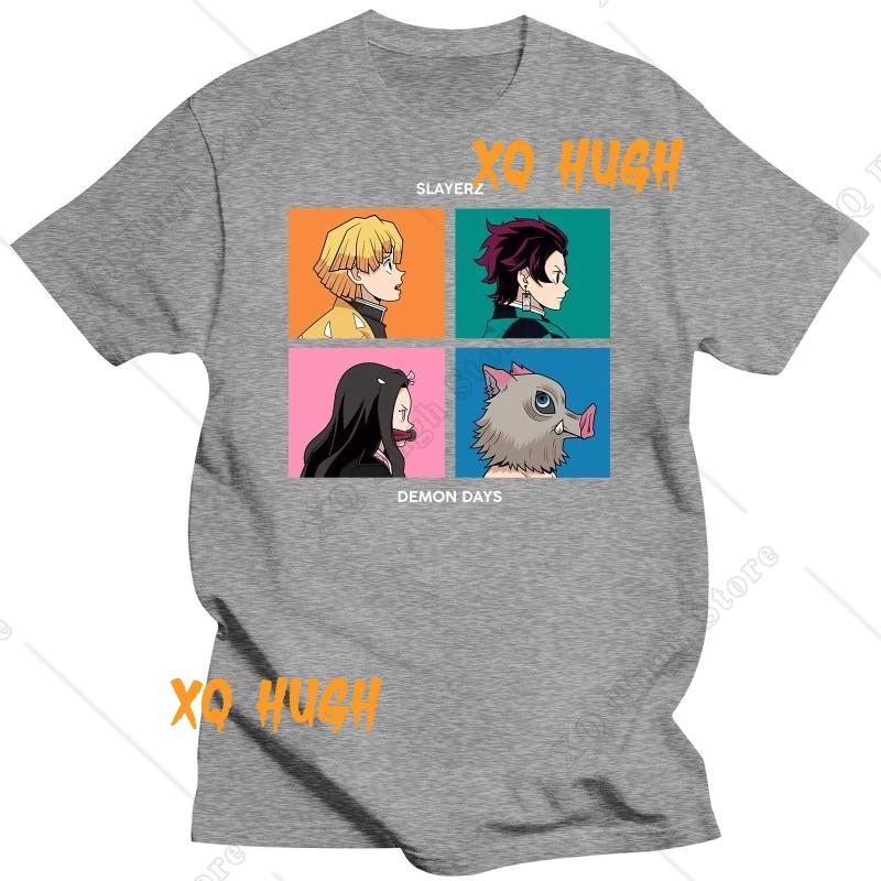 

Мужская футболка с короткими рукавами в стиле аниме «Manga Inosuke Hashibira», хлопковая футболка «Demon Slayer Kimetsu no Yaiba», футболка Tanjiro Kamado Nezuko S