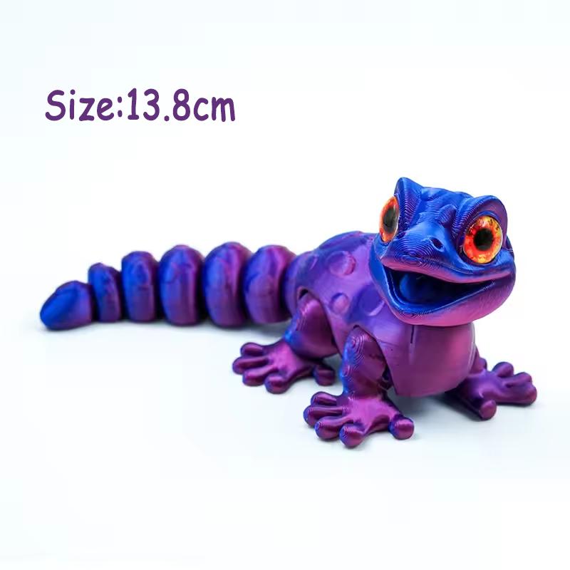 3D-printede Dyr Leketøy Flerleddet Bevegelig Dinosaur Slange Fidget Leketøy Voksne Autisme Stresslindrende Leker Skrivebordsdekor Barn Gave