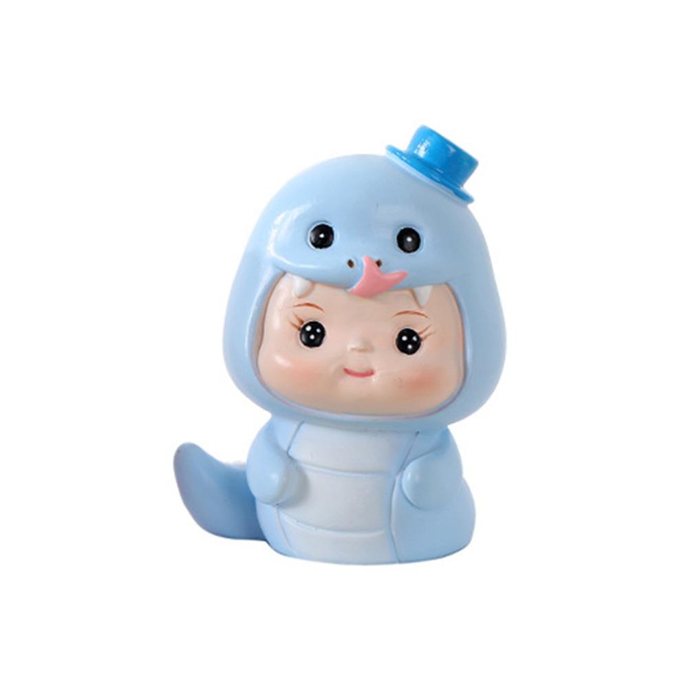 

Cute Mini New Year Snake Figurine Zodiac Snake Year Mascot Decoration Sweet Table Decor Gift синий