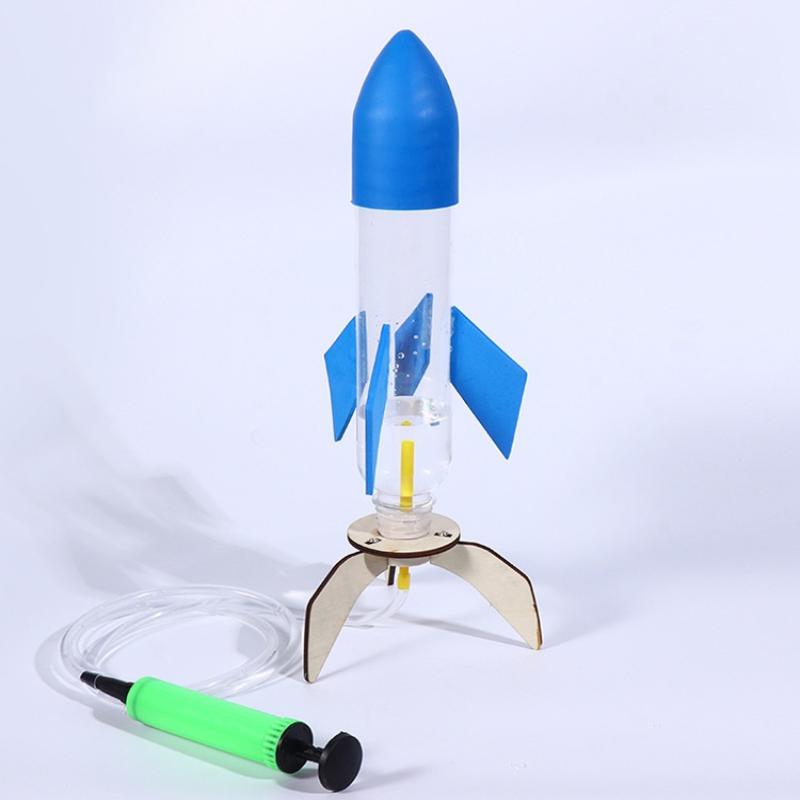 1 Set Wasserspritzrakete Outdoor Wasserspielzeug DIY Raketen Sprinkler Spielzeug für Geschenk DIY Wissenschaftsexperimentierkasten & Bildungsmodell