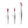 Stainless Steel Flat Tip Tweezers Non Marring Rubber Tips Tweezers Long Tweezers Tools