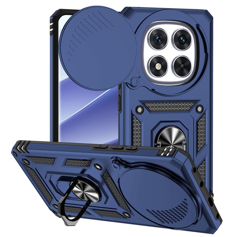 Nárazuvzdorný pancéřový kryt pro Xiaomi Redmi Note 14 Pro 5G 4G s posuvným chráničem objektivu, pouzdro na telefon pro Redmy Note14 Note14pro 5G, zadní kryt