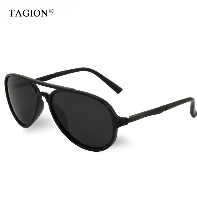 New Trendy Gradient Legs Oversized Pilot Polarized Sunglasses Men Brand Design Vintage Driving Sun Glasses Women Shades UV400