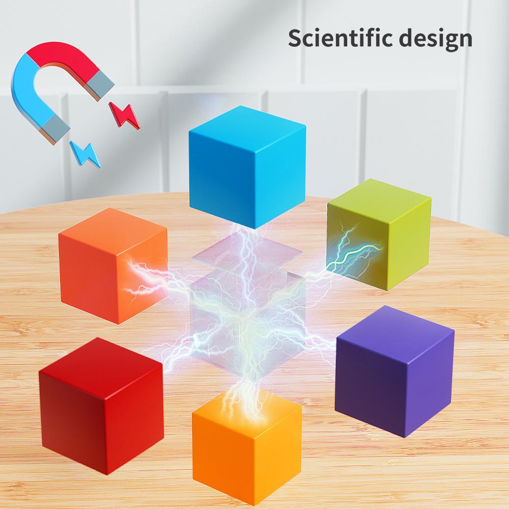 Magnetic Building Blocks: Children's Educational Cube Toy Set