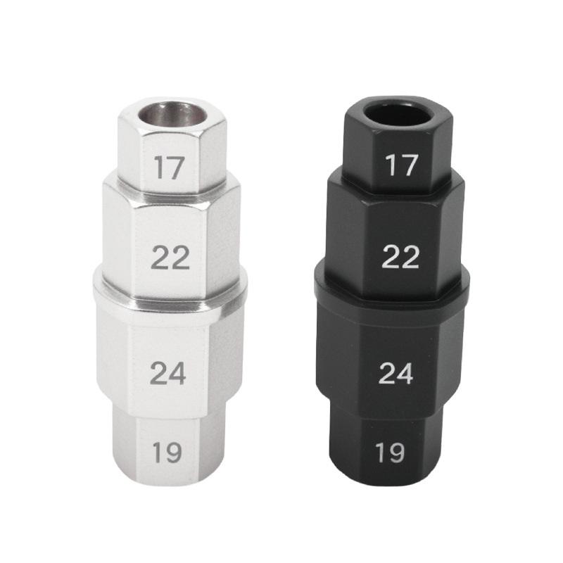 New Hex Axle Tool Universal Chrome Silver Hex Wrench Removal Tool Hex Allen Axle Spindle Tool For Motorcycle Front Axle Wheel