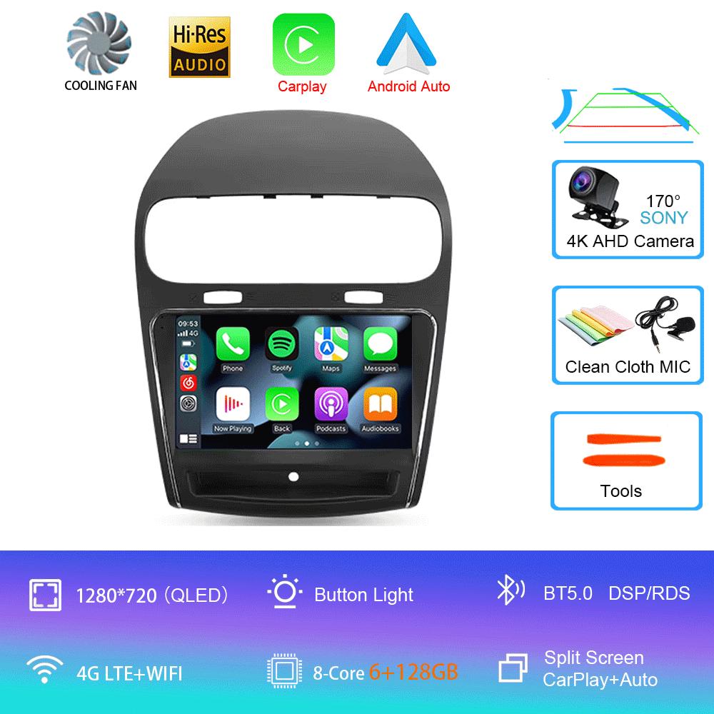 Android 14 For Dodge Journey JC 2011 - 2020 Car Radio GPS Carplay Multimedia Stereo Auto DSP BT 2din Head Unit Player Navigation