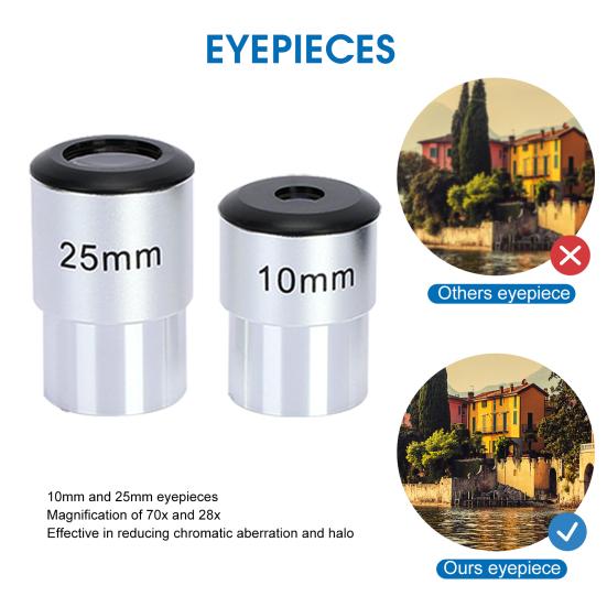Telescope Large Aperture High Clarity Multipurpose 70/700mm Astronomical Monocular Telescope with Tripod
