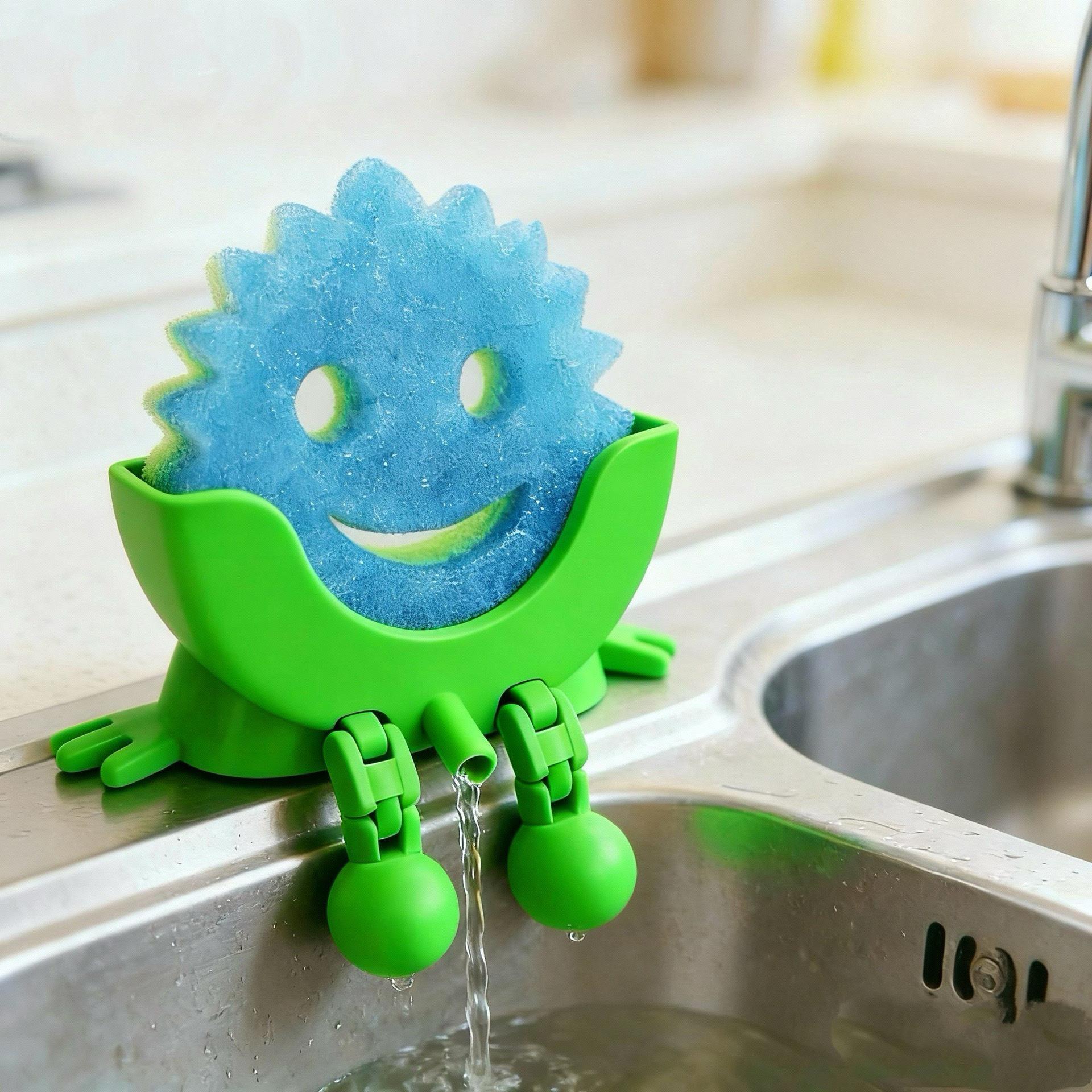 

Smiling Face Sponge Holder & Draining Rack Small 12.5*8*5.5