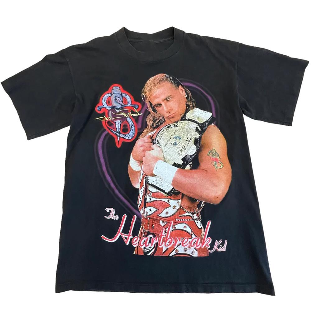 Shawn Michaels 1996 The Heartbreak Kid Shirt Black Unisex T-Shirt