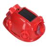 Casco de Seguridad Solar Rojo con 6 Ventiladores Doble Aire Acondicionado Bluetooth Casco de Choque 12000mAh