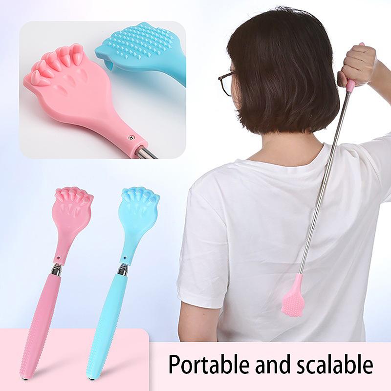 Five Sections Handle Telescopic Back Scratcher For Itch Massager Back Scraper Massage Back Scratcher Relieve Anti-Itch Tool