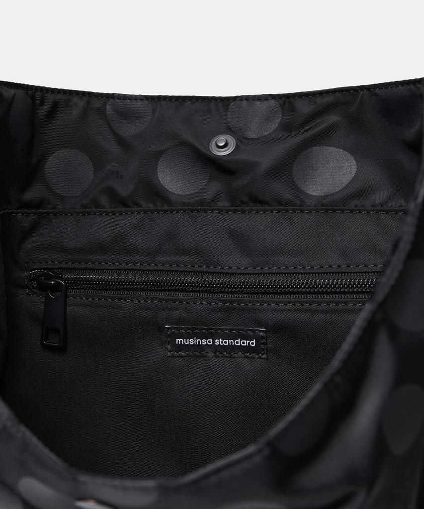 Musinsa Standard Woman Women'S Polka Dot Hobo Crossbody Bag [Black]