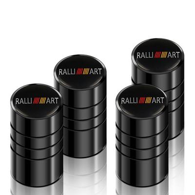 4 STUKS Universele DIY Auto Wiel Band Luchtventieldoppen Stiel Auto Stickers Voor Auto's Motor Auto Accessoires Decor Cadeau ,Voor Ralliart