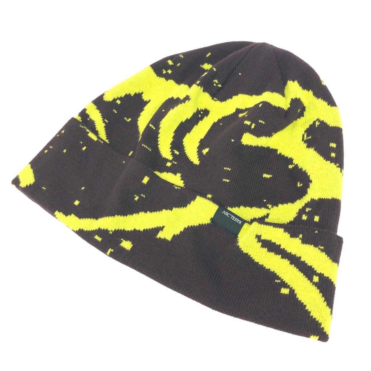 Used ARCTERYX Beanie Cotton/Polyester Brown/Yellow Men s / 240001202939