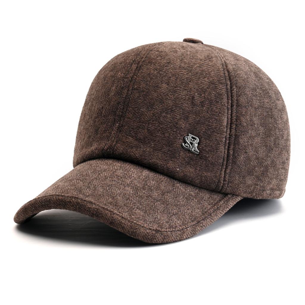 Winter Mens Baseball Cap With Fleece Lining For Warmth And Windproof Comfort