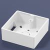 For Wall Mounted 86 Type External Junction Box Switch Socket Box Made from Flame Retardant PVC Material Design