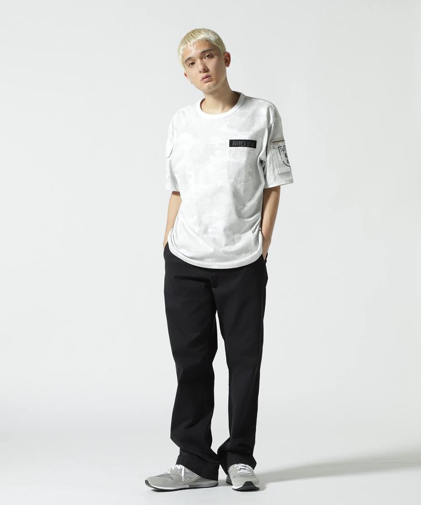 AVIREX BASIC OFFICER PANTS L 010 black