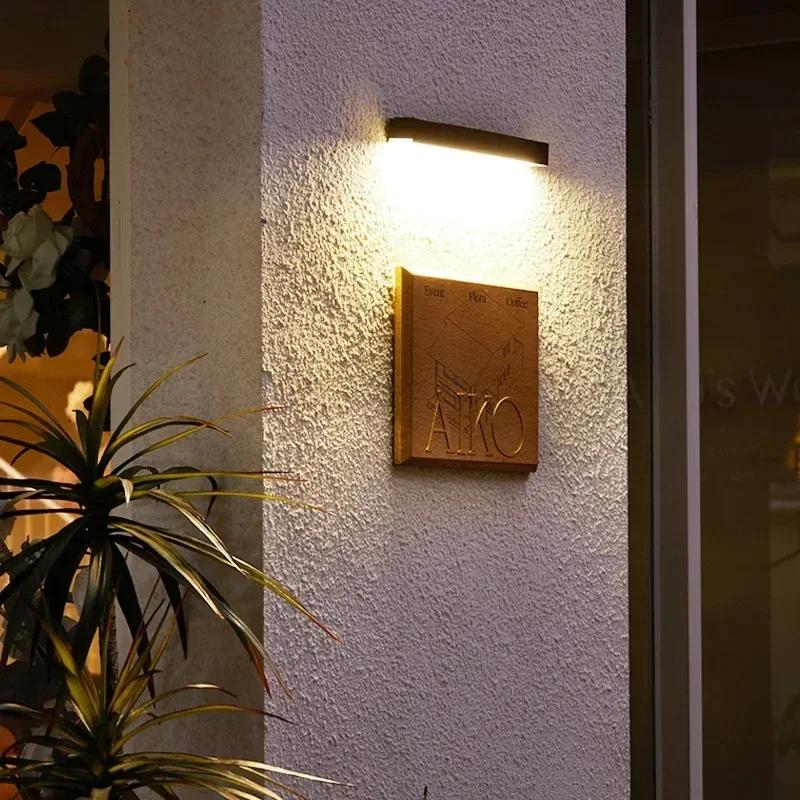Magnetic Solar Wall Light Induction Solar Sconce IP65 Waterproof Wall Lamps Courtyard Garden Decorative Lighting Outdoor Lights