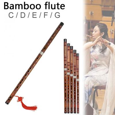 Profesyonel Nefesli Müzik Aletleri Bambu Flüt CD EFG Anahtar Çin Enine Flüt