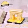 Time Piece Calendar 2026 Desk Calendar With Led Light 3D Tear-Away Calendar Paper Carving Art Memo Pad Notepad Gift Christmas