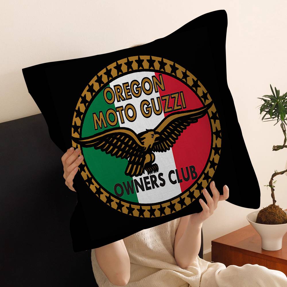 Moto Guzzi Motorcycle Office Cushion Pillowcase Car Cushion Cover45X45Cm Lumbar Pillowcase Sofa Pillowcover