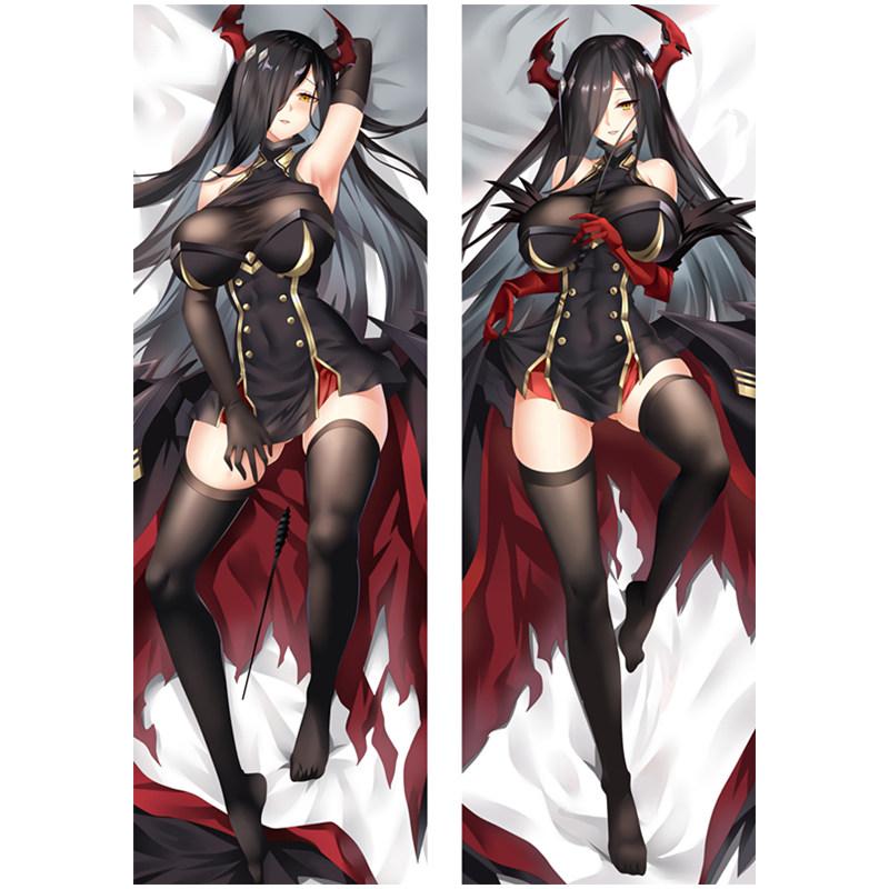 60x180cm 2WAY/WT Anime Azur Lane Dakimakura Case Pillow Covers Life- Sized Body Hugging Pillow Case Manga Otaku Gifts Peach Skin