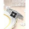Ladies Square Quartz Watch Vintage Camellia Stainless Steel Waterproof Simple Fashion Elegant  Women Quartz Watch