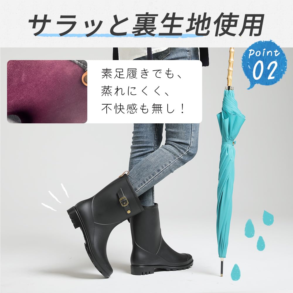 PAFHL Rain Short Long Rain Rain Rainy Typhoon Easy to Put On and Take Suitable for Rain or Shine Size Women's Boots, Boots, Boots, Stylish,