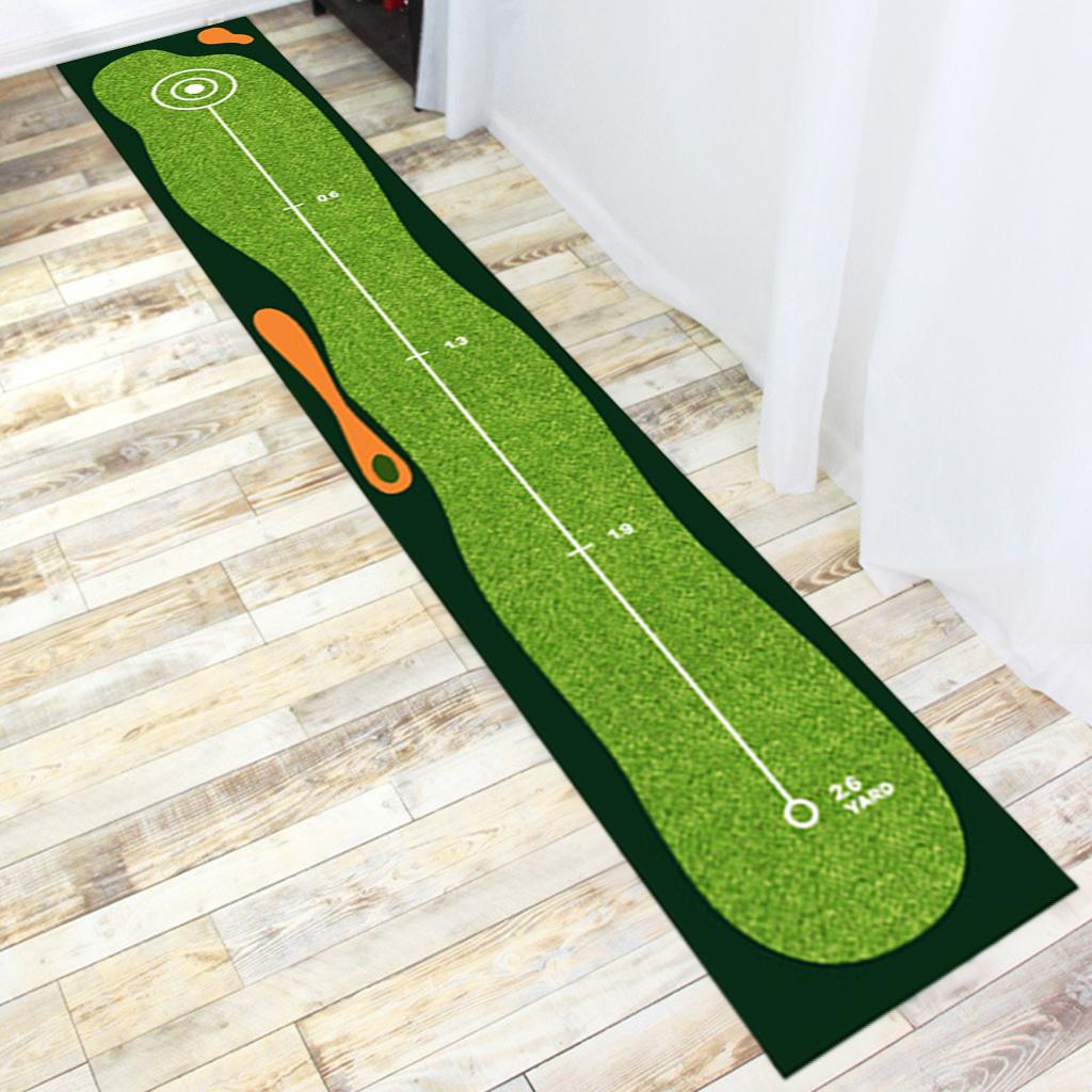 50x300cm Golf Carpet Putting Mat Indoor Golf Hitting Mat Golf Home Office Golf Practice Grass Mat Golf Training