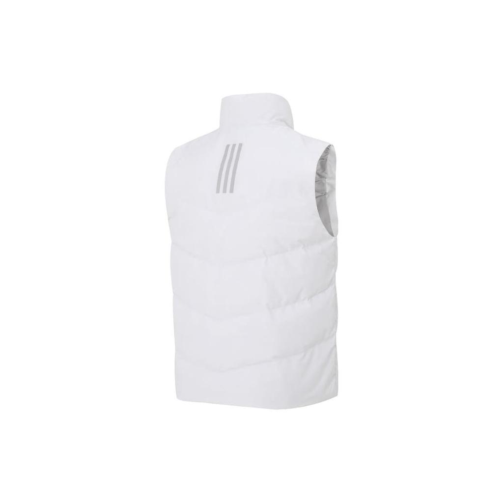 Adidas Down Vests Men's White Stand Collar Moderate Other IS0369