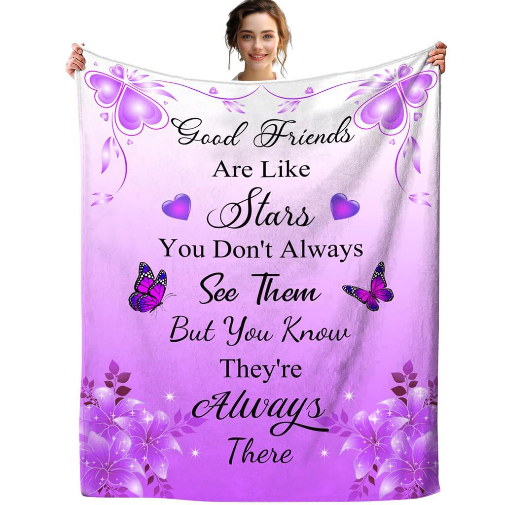 Friend Blanket Flannel Digital Print Blanket Lunch Break Blanket Birthday Christmas Gift