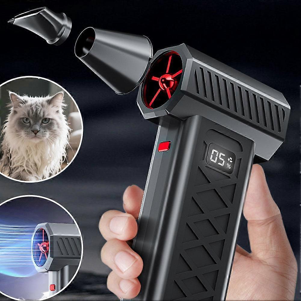 Brushless Electric Air-Duster Turbojet Fan Fierce Fan Emergency-Lighting