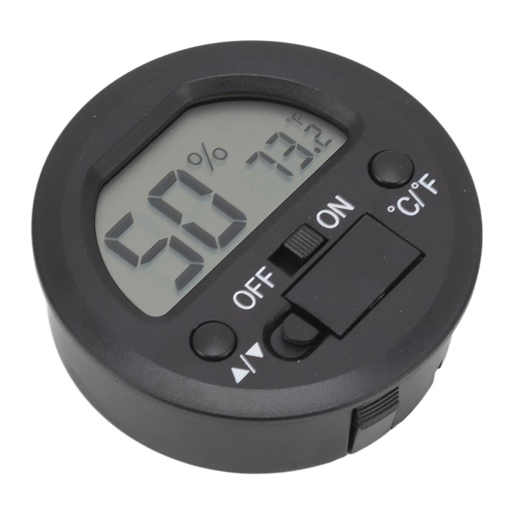 Temperature Humidity Meter Portable Round Embedded Electronic Digital Display Temperature Humidity
