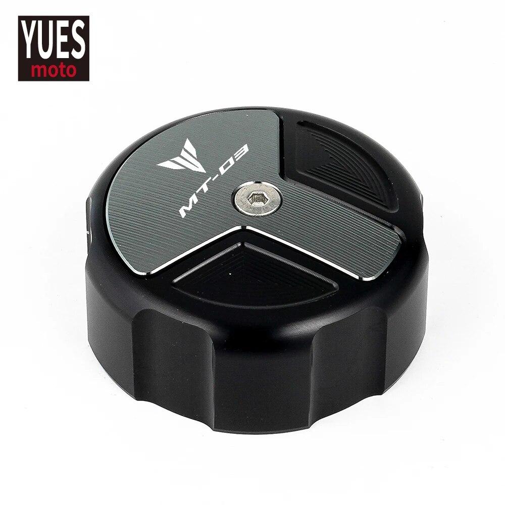Motorcycle Accessories Front Rear Brake Fluid Reservoir Cap Cover For YAMAHA MT03 MT-03 Mt03 2015-   2018 2017 2016