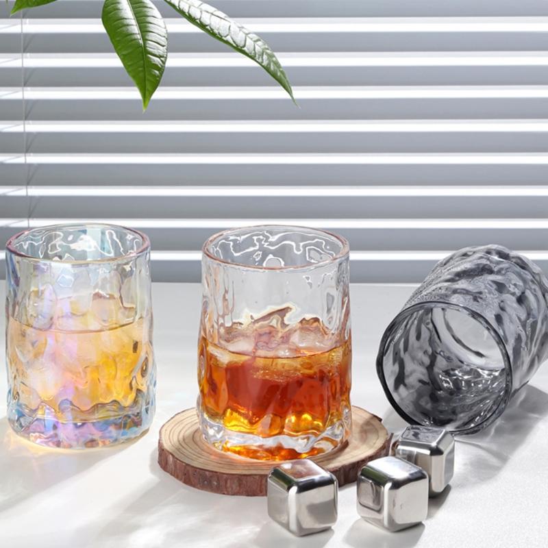 Delicate 240ml Glass Mouthwash Cup With Wide Opening And Comfortable Grip Toothbrush Holders Cup For Everyday Use