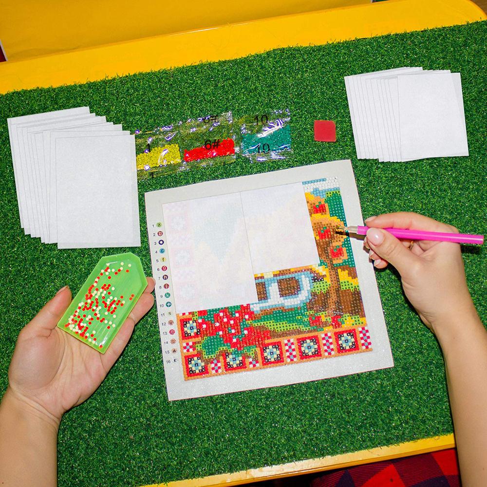 10/20/50 st Diamantmålning Släpppapper Non-stick Målningsskydd 5D DIY Diamantmålning Ersättningstillbehör