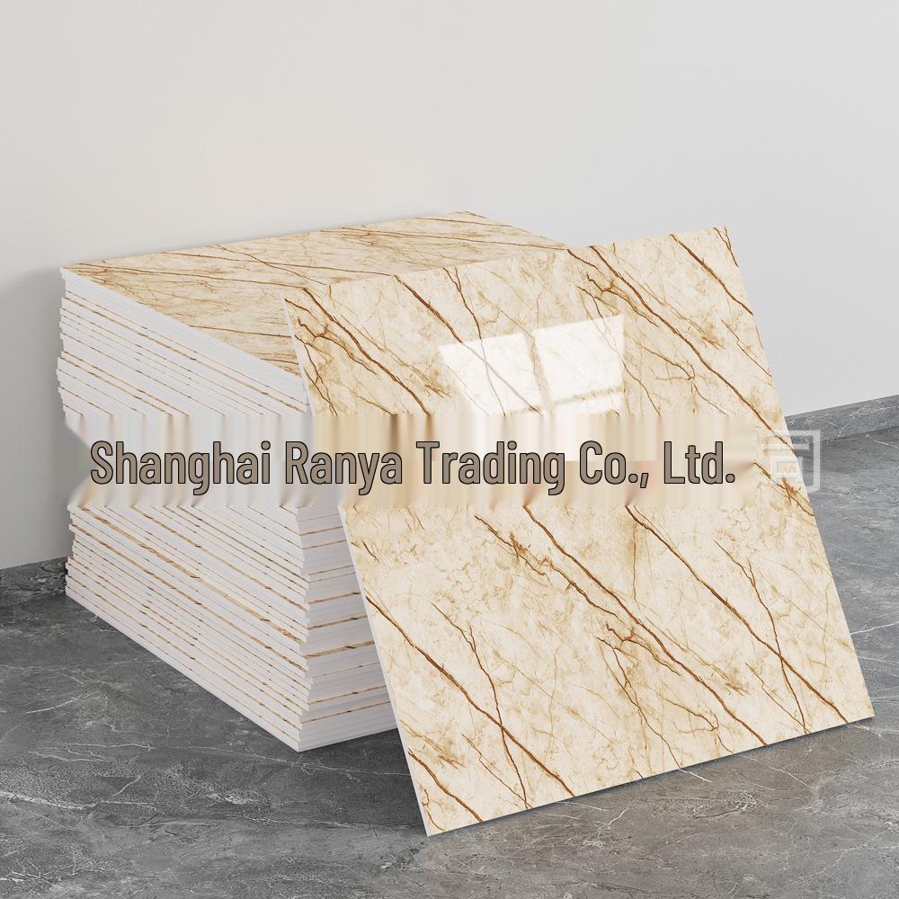 30x30 Self-Adhesive Imitation Marble and Aluminum Wall Tile Sticker