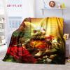 Rabbit's Heart Blanket Soft and Comfortable Camping Trip Bedroom Machine Washable Office Rest Blanket