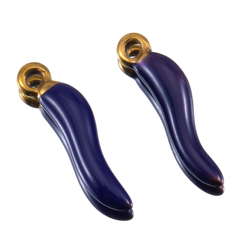 2pcs 5pcs Stainless Steel Pepper Charms With Natural Stone Chili Earrings Pendant for Necklaces DIY Jewelry Making Supplies Bulk