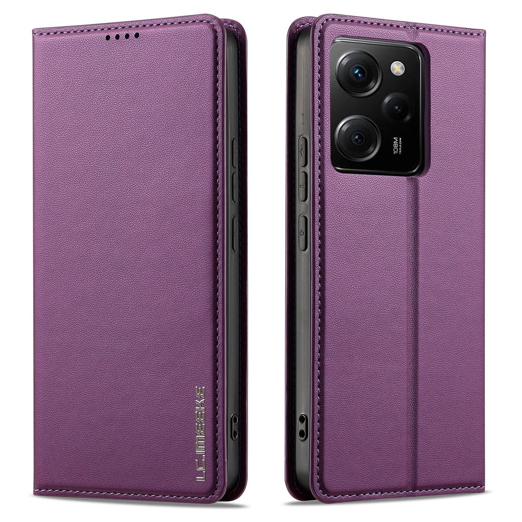 LC.IMEEKE L1 Series for Xiaomi Poco X5 Pro 5G/Redmi Note 12 Pro 5G Case PU Leather Wallet Stand Phone Cover