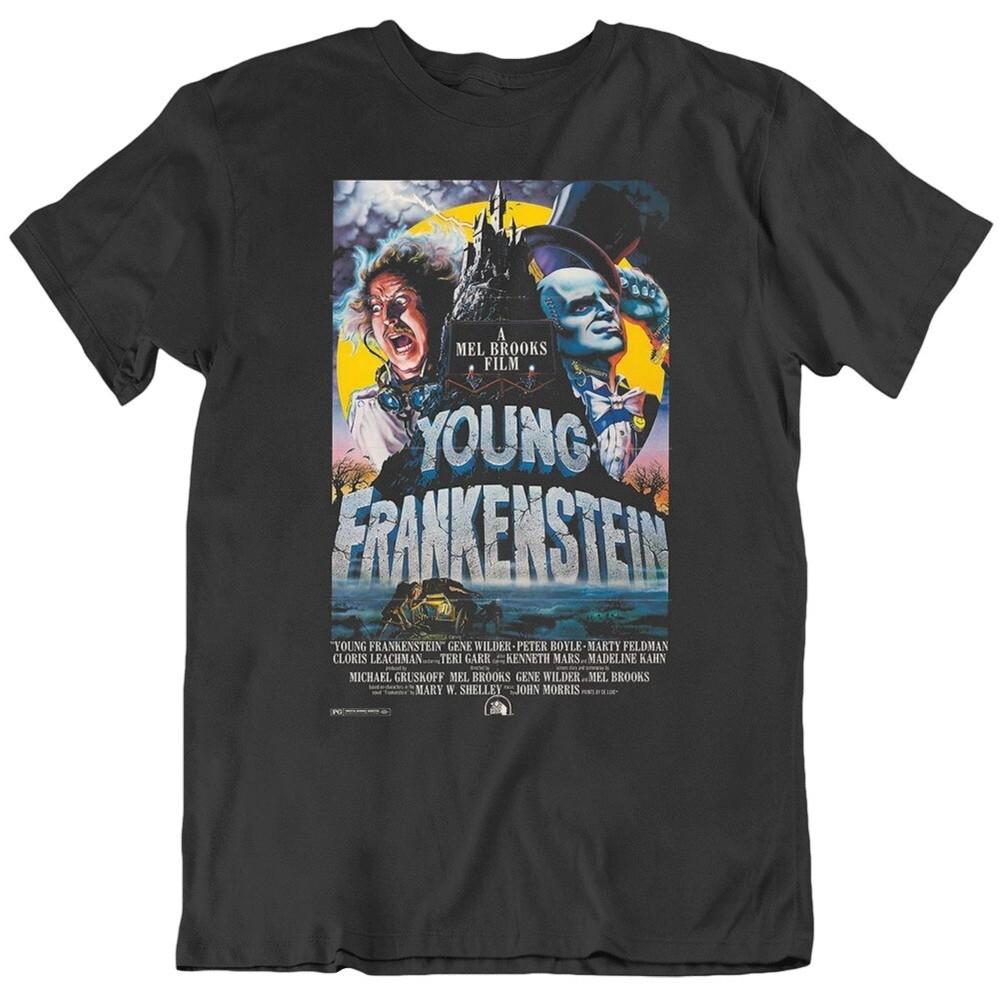 Young Frankenstein Retro Rare Movie Poster Black  T Shirt Unisex T-Shirt S